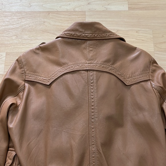 Diesel Leather Biker Jacket Women’s M - Picture 6 of 15